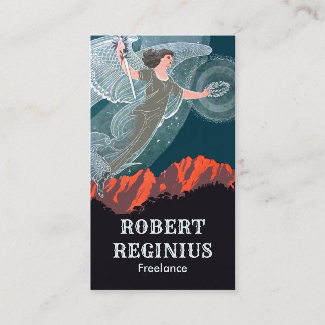 Tarjeta De Visita Belle Epoque Vintage Art (Anverso)