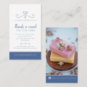 Tarjeta De Visita Belleza compañía de salud foto promocional repite 