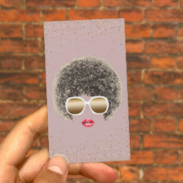 Tarjeta De Visita Belleza de Confetti de oro moderno y elegante