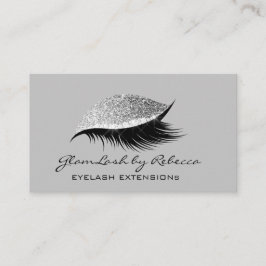 Tarjeta De Visita Belleza de maquillaje simple Eyelash Lashes Purpur