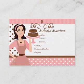 Tarjeta De Visita Belleza de pastel