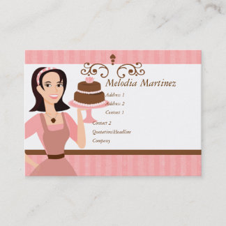 Tarjeta De Visita Belleza de pastel