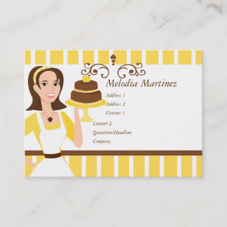 Tarjeta De Visita Belleza de pastel