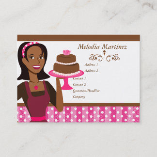 Tarjeta De Visita Belleza de pastel