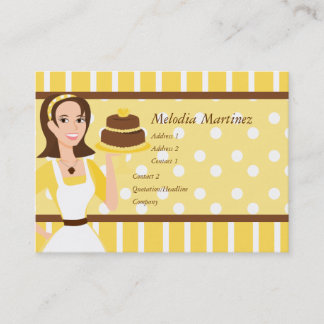 Tarjeta De Visita Belleza de pastel