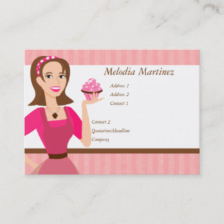 Tarjeta De Visita Belleza de pastel