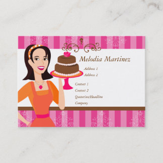 Tarjeta De Visita Belleza de pastel