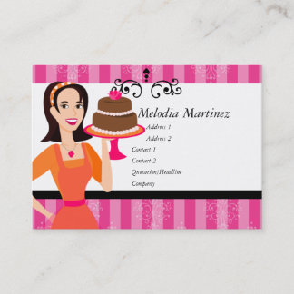 Tarjeta De Visita Belleza de pastel