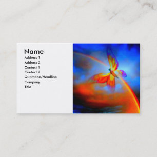 Tarjeta De Visita Belleza del arco iris