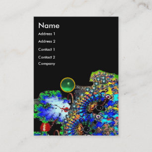 Tarjeta De Visita Belleza EFEMERAL EMERALD, Salón, Spa, Makeup Artis