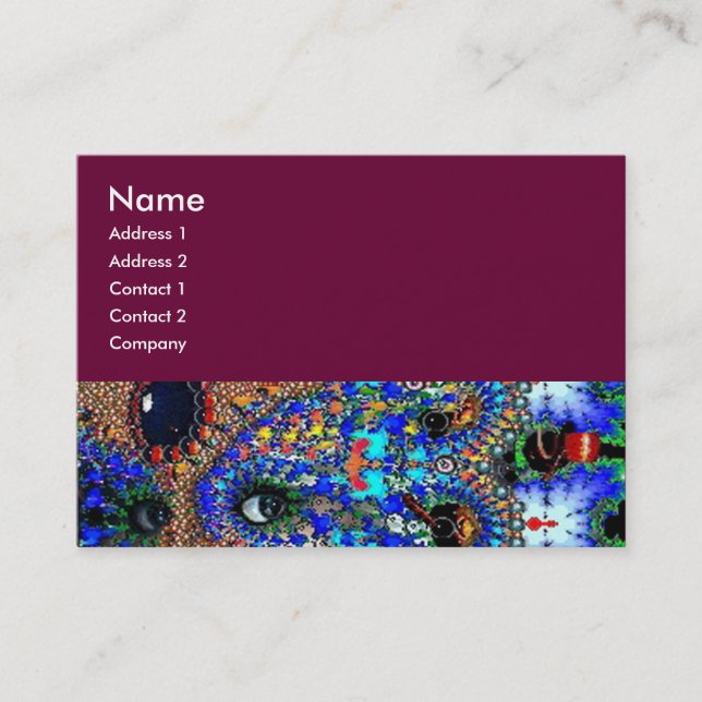 Tarjeta De Visita Belleza EFEMERAL, Moda, Cosméticos, Artista De Maq (Anverso)