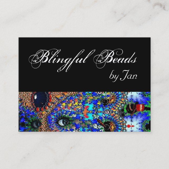 Tarjeta De Visita Belleza EFEMERAL, Moda, Cosméticos, Artista De Maq (Anverso)