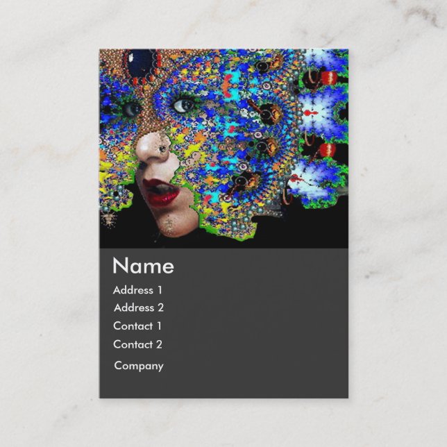 Tarjeta De Visita Belleza EFEMERAL, Moda, Cosméticos, Artista De Maq (Anverso)