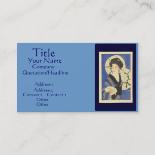 Tarjeta De Visita Belleza japonesa en el Bathouse