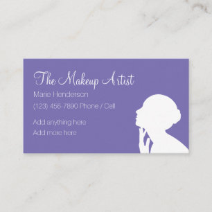 Tarjeta De Visita Belleza moderna del artista de maquillaje