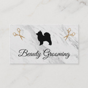Tarjeta De Visita Belleza Perro Groomer Elite Shears