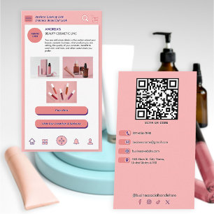 Tarjeta De Visita Belleza Personalizado cosmético Fotos de promoción