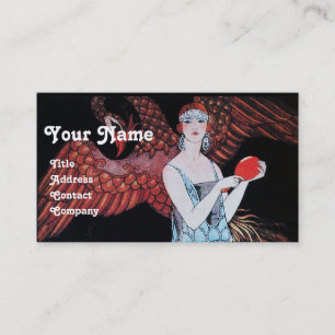 TARJETA DE VISITA BELLEZA Y FOENIX,DISEÑADOR DE MODA ARTISTA