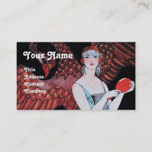 TARJETA DE VISITA BELLEZA Y FOENIX,DISEÑADOR DE MODA ARTISTA
