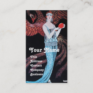 TARJETA DE VISITA BELLEZA Y FOENIX,DISEÑADOR DE MODA ARTISTA