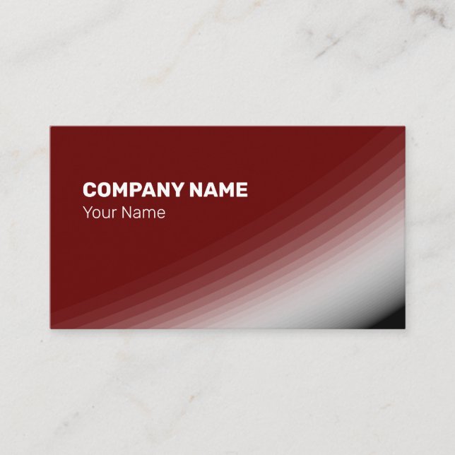 Tarjeta De Visita Bellos burdeos blancos, tonos negros y rayas (Anverso)