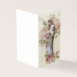 Tarjeta De Visita Bendita Virgen María Católica Funeral Santa Tarjet