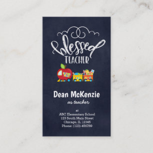 Tarjeta De Visita Bendito profesor