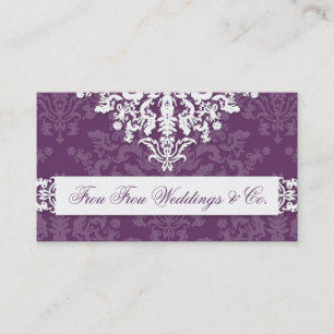 Tarjeta De Visita berenjena de 311-Miss Frou Frou el  