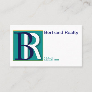 Tarjeta de visita Bertrand Realty