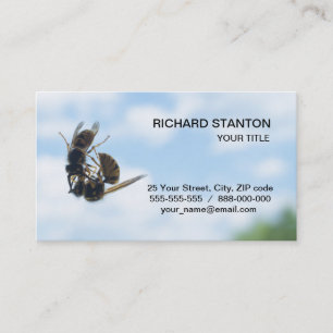 Tarjeta De Visita Besando avispas