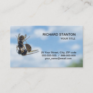 Tarjeta De Visita Besando avispas