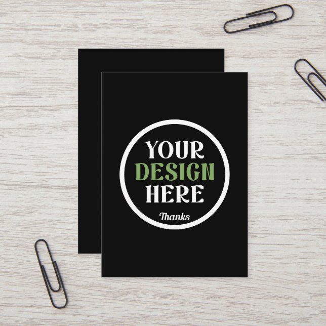 Tarjeta De Visita beso de hershey®, único, elegante y minimalista, p (Anverso/Reverso In Situ)