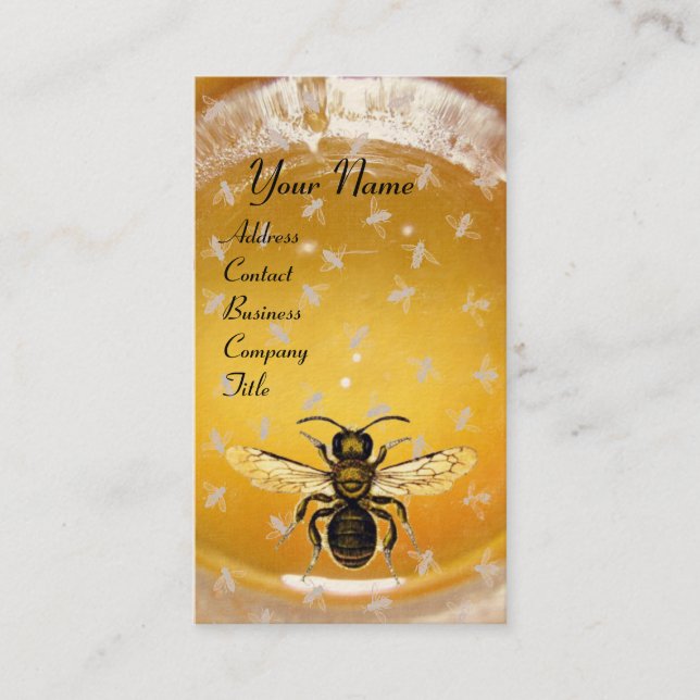 TARJETA DE VISITA BESO DE MIEL, MANTENIMIENTO DE AGUA, MANTENIMIENTO (Anverso)