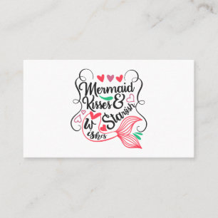 Tarjeta De Visita Besos de Sirena Deseos de Estrella de Mar
