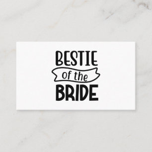 Tarjeta De Visita Bestie De La Novia