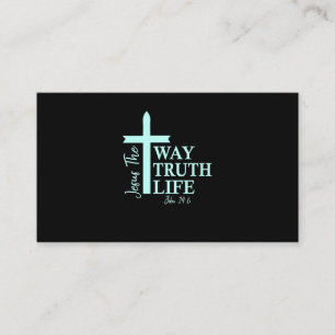 Tarjeta De Visita Biblia cristiana contra John