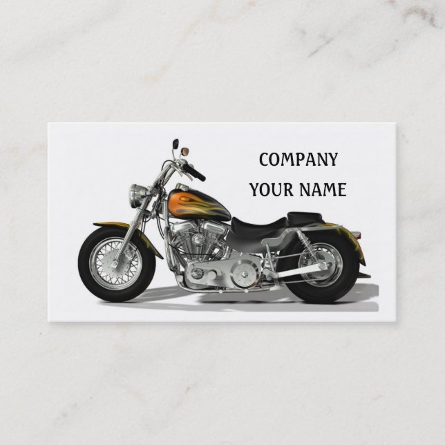 Tarjeta De Visita Bici del motor (Anverso)