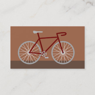 Tarjeta De Visita Bicicleta de Brown