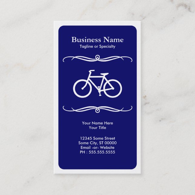 Tarjeta De Visita bicicleta de la MOD (Anverso)