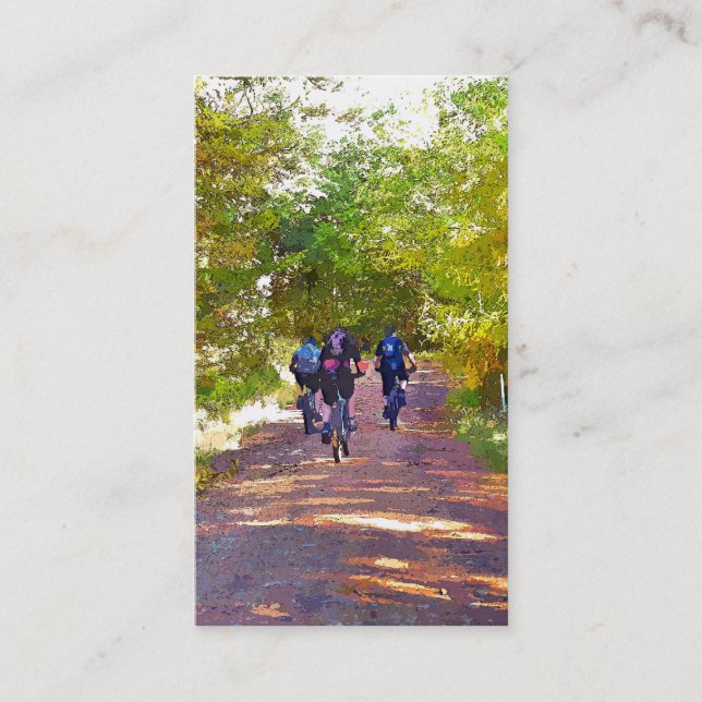 TARJETA DE VISITA BICICLETA DE MONTAÑA (Anverso)