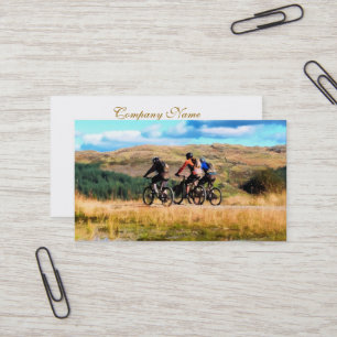 TARJETA DE VISITA BICICLETA DE MONTAÑA