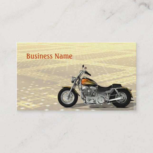 Tarjeta De Visita Bicicleta de motor (Anverso)
