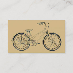 Tarjeta De Visita bicicleta retra
