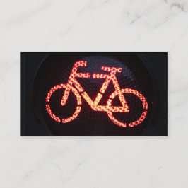 Tarjeta De Visita Bicicleta roja para las tiendas de reparación de b