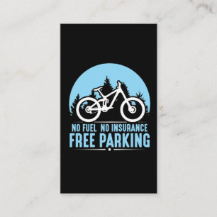 Tarjeta De Visita Bicicleta sin combustible sin seguro y bicicleta d