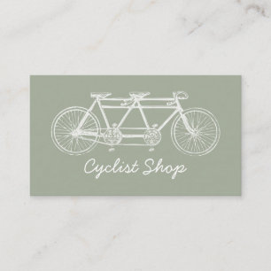 Tarjeta De Visita Bicicleta tándem, ciclismo, ciclismo