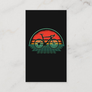 Tarjeta De Visita Bicicleta Vaporwave Retro estilo 80s