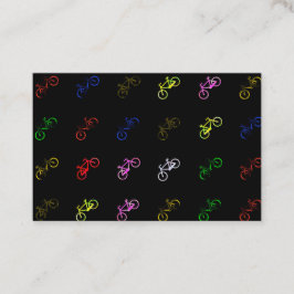 Tarjeta De Visita Bicicletas de colores