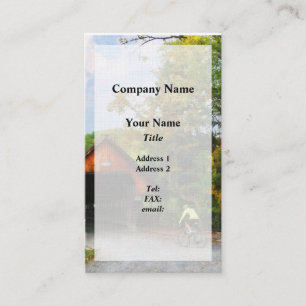 Tarjeta De Visita Bicíclico en Middle Bridge Woodstock VT