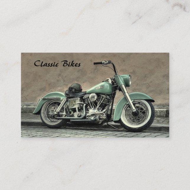 Tarjeta De Visita Bicis clásicas (Anverso)